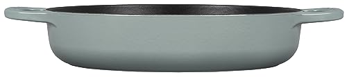Le Creuset Signature Everyday Pan curved sides for easy stirring and flipping.