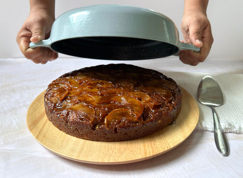 Le Creuset Signature Everyday Pan ready for stove to oven to table transfer.