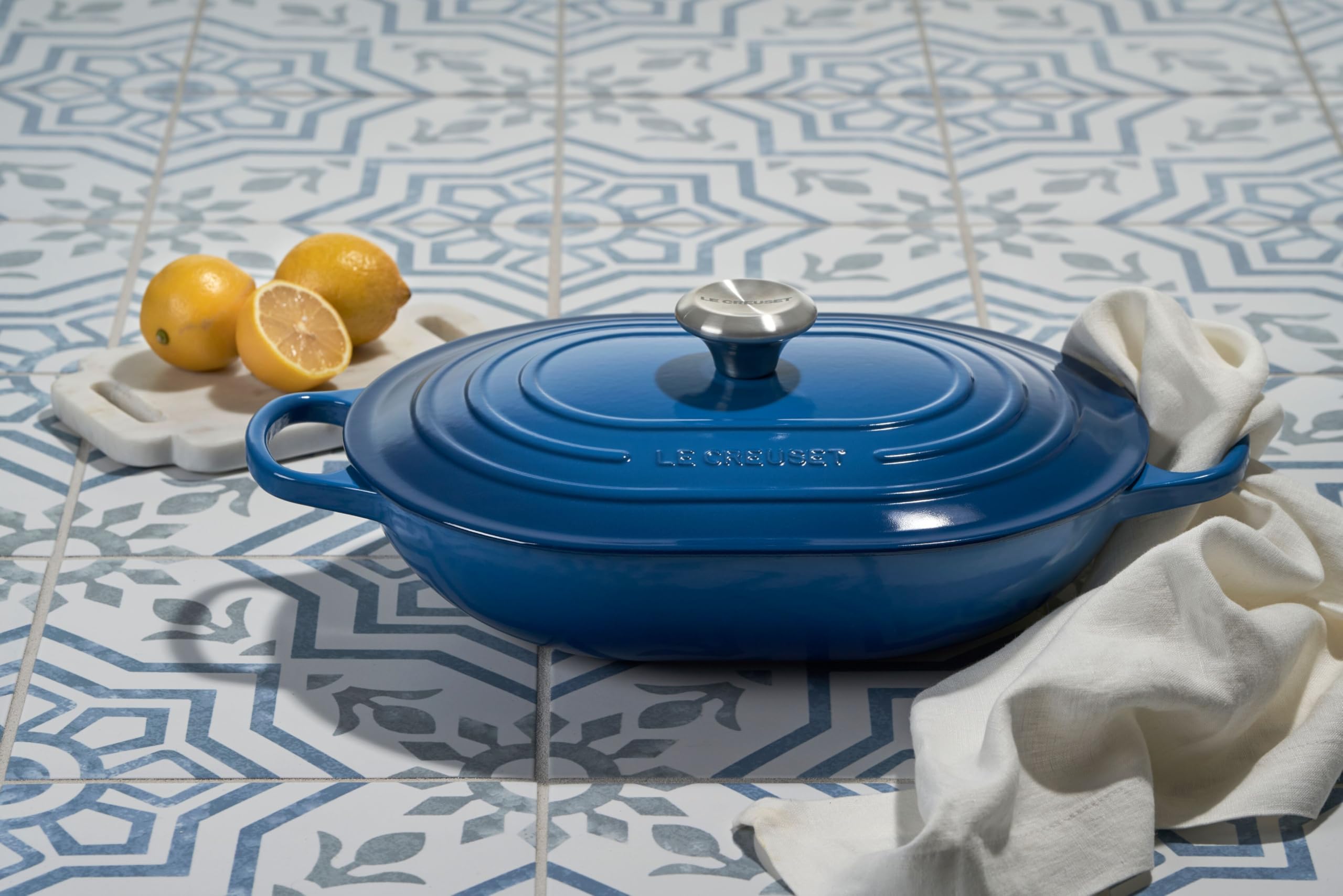 Le Creuset Signature oval casserole dishwasher-safe convenience