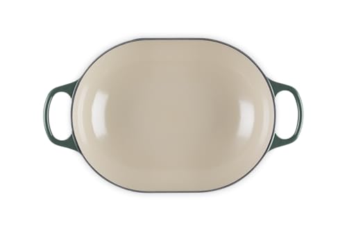 Le Creuset Signature Oval Casserole with ergonomic handles for easy lifting