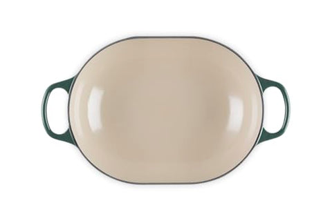 Le Creuset Signature Oval Casserole with ergonomic handles for easy lifting