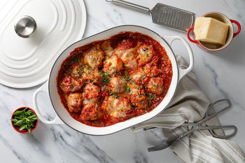 Le Creuset Signature oval casserole table presentation Marseille