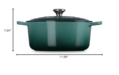 Le Creuset dishwasher-safe enamel simplifies after-meal cleanup.
