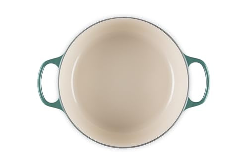 Le Creuset Artichaut lid promotes steam circulation to keep moisture in.