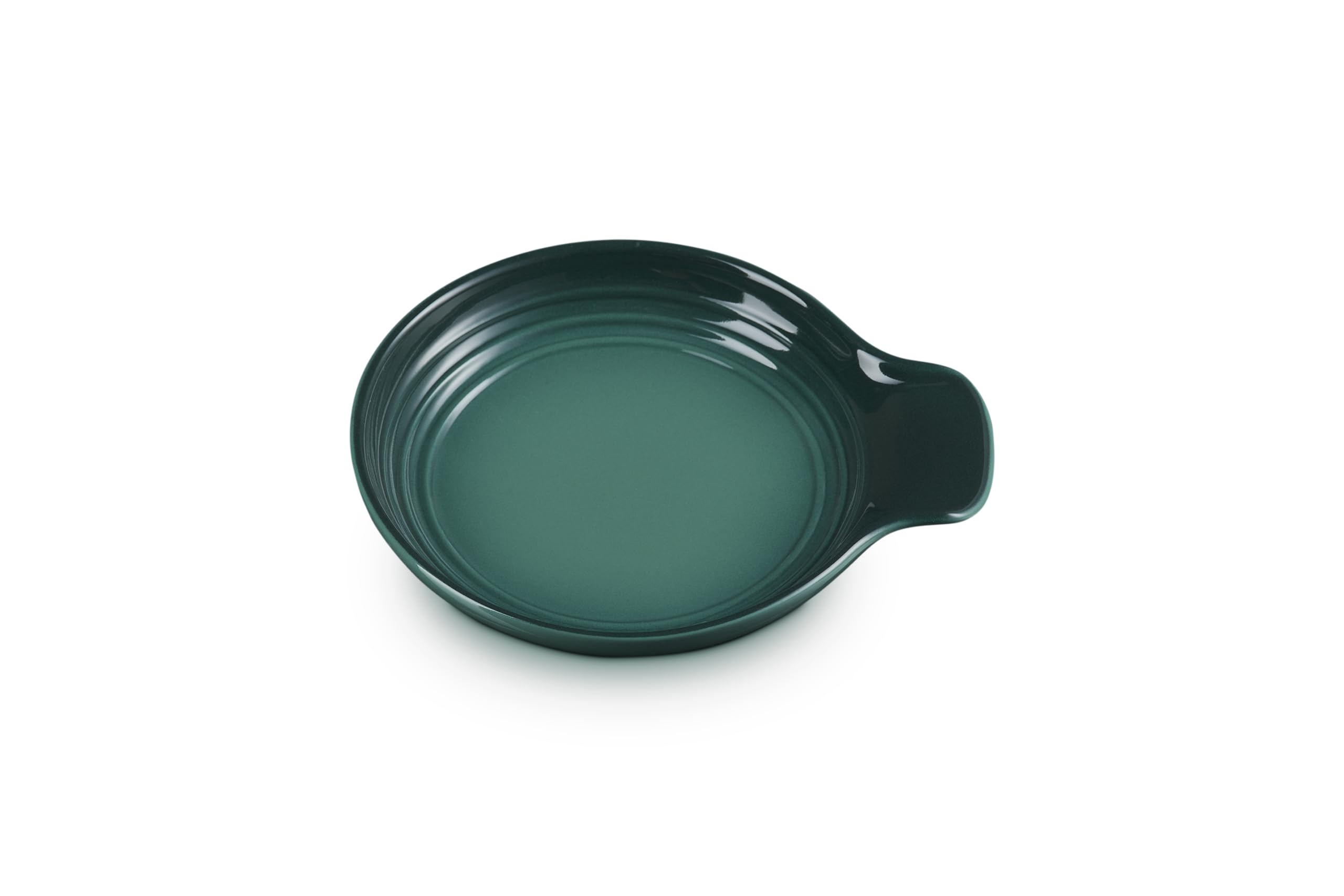 Le Creuset Signature Stoneware Spoon Rest Artichaut for quick clean-up after cooking.