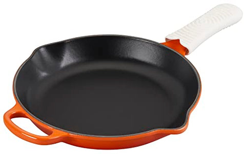 Le Creuset silicone Cool Tool handle with storage hole for convenient hook hanging