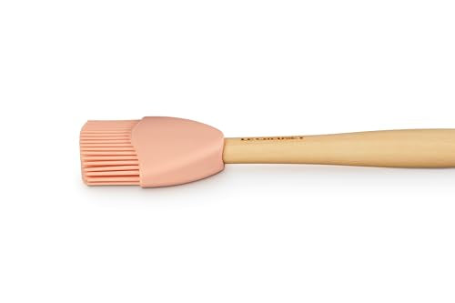 Le Creuset basting brush with conical bristles for even glaze application.