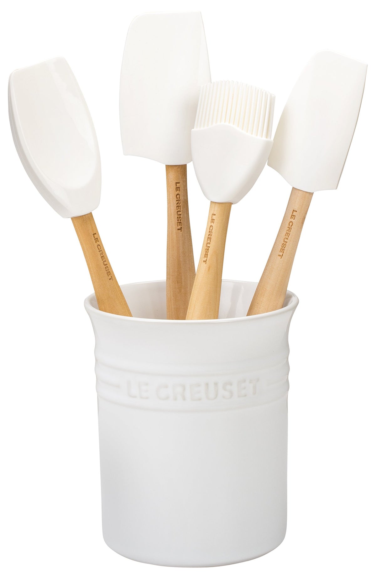 Le Creuset Craft Series spatulas for precise stirring and scraping.