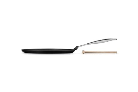 Le Creuset stay-cool ergonomic handle for safe maneuvering