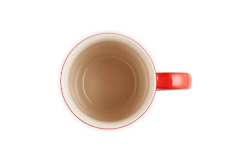 Le Creuset mug emphasizing durable stoneware for daily use