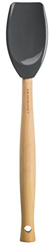 Le Creuset oyster stoneware crock to hold utensils within reach