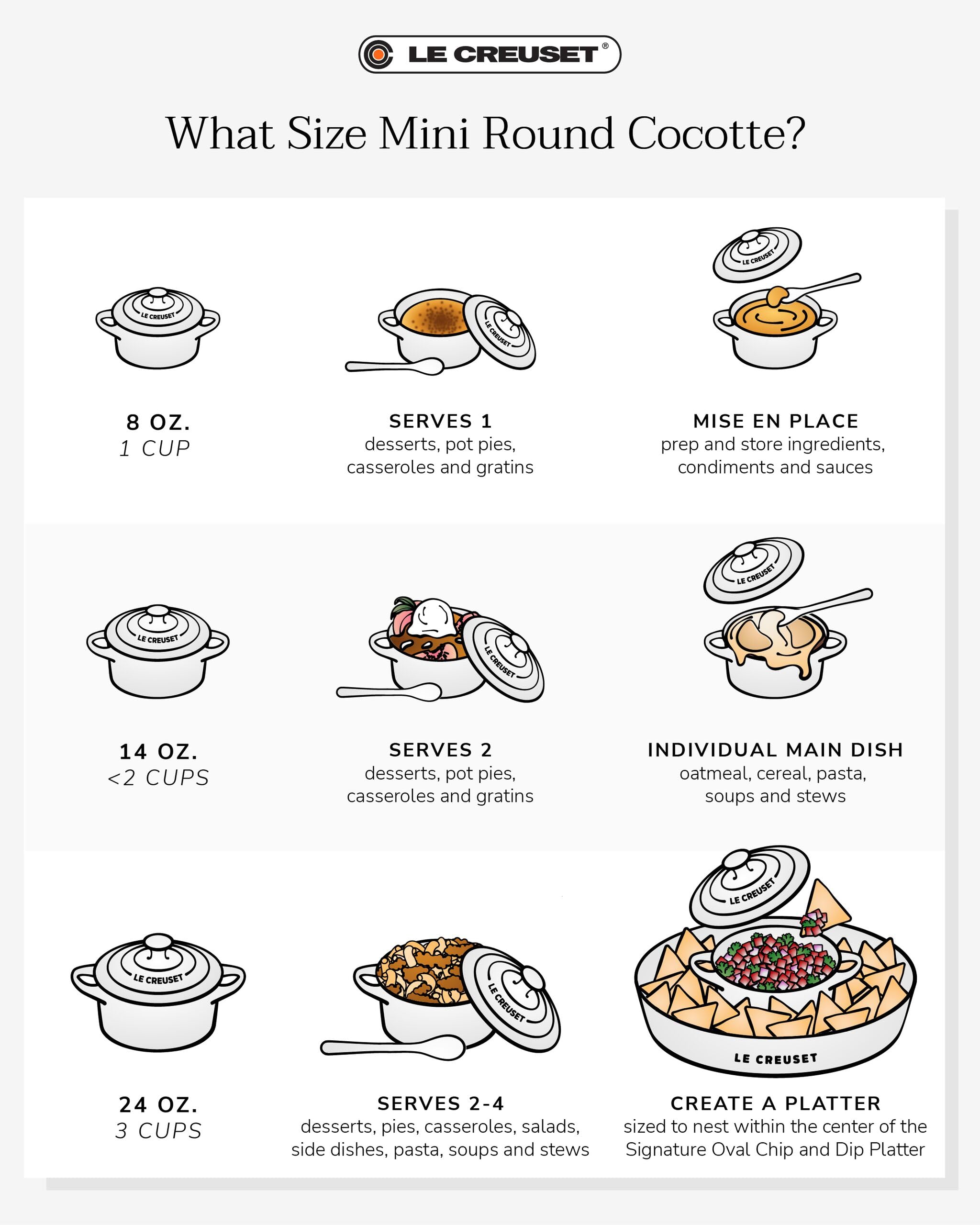 Le Creuset interior glaze releases food easily, reducing sticking.