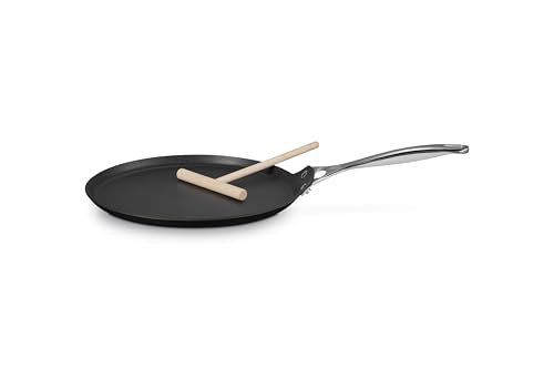 Le Creuset textured interior promotes browning and easy release