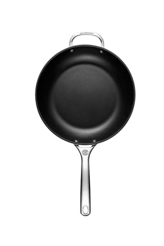 Interior texture of Le Creuset PRO pan promotes browning and easy cleaning