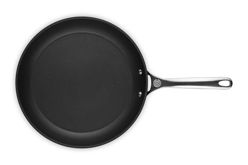 Le Creuset Toughened Nonstick PRO 12-inch in-use omelette shot emphasizes effortless flipping and clean release