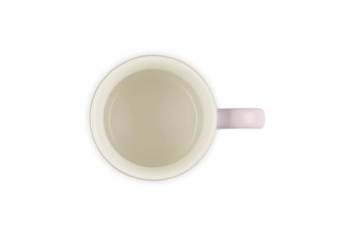 Le Creuset Vancouver Mug Shallot, glaze close-up, non-porous and scratch-resistant surface.