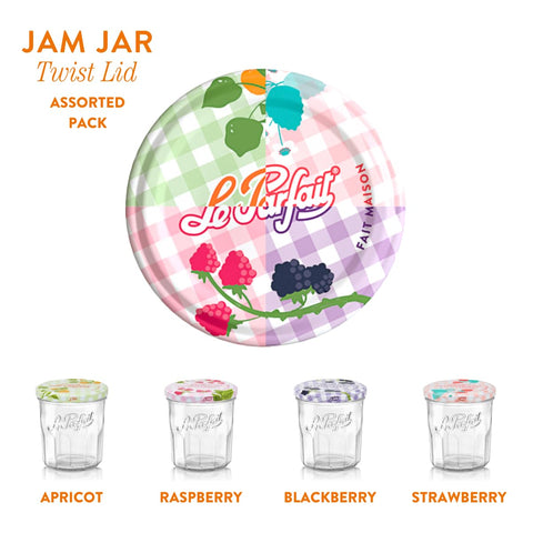 Le Parfait jam jar with airtight metal lids keeps flavors intact