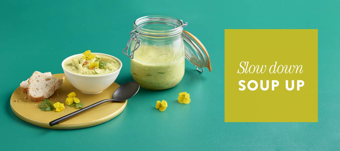 Le Parfait jars combine natural materials with user-friendly features.