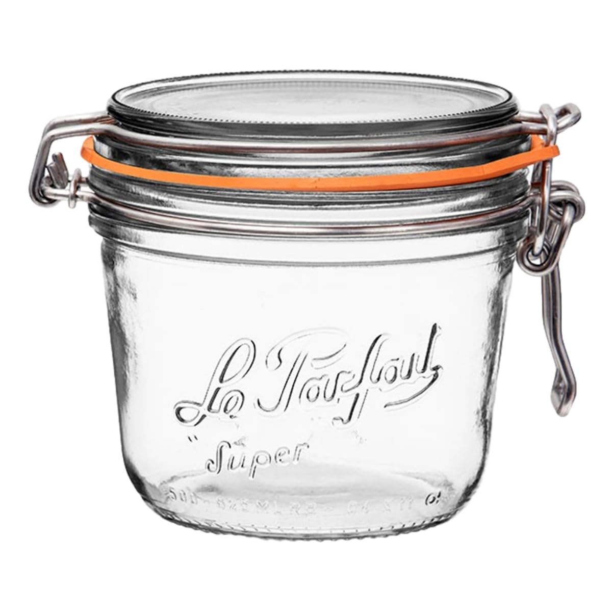 Le Parfait Super Terrine 500ml straight body jar ideal for preserves and storage