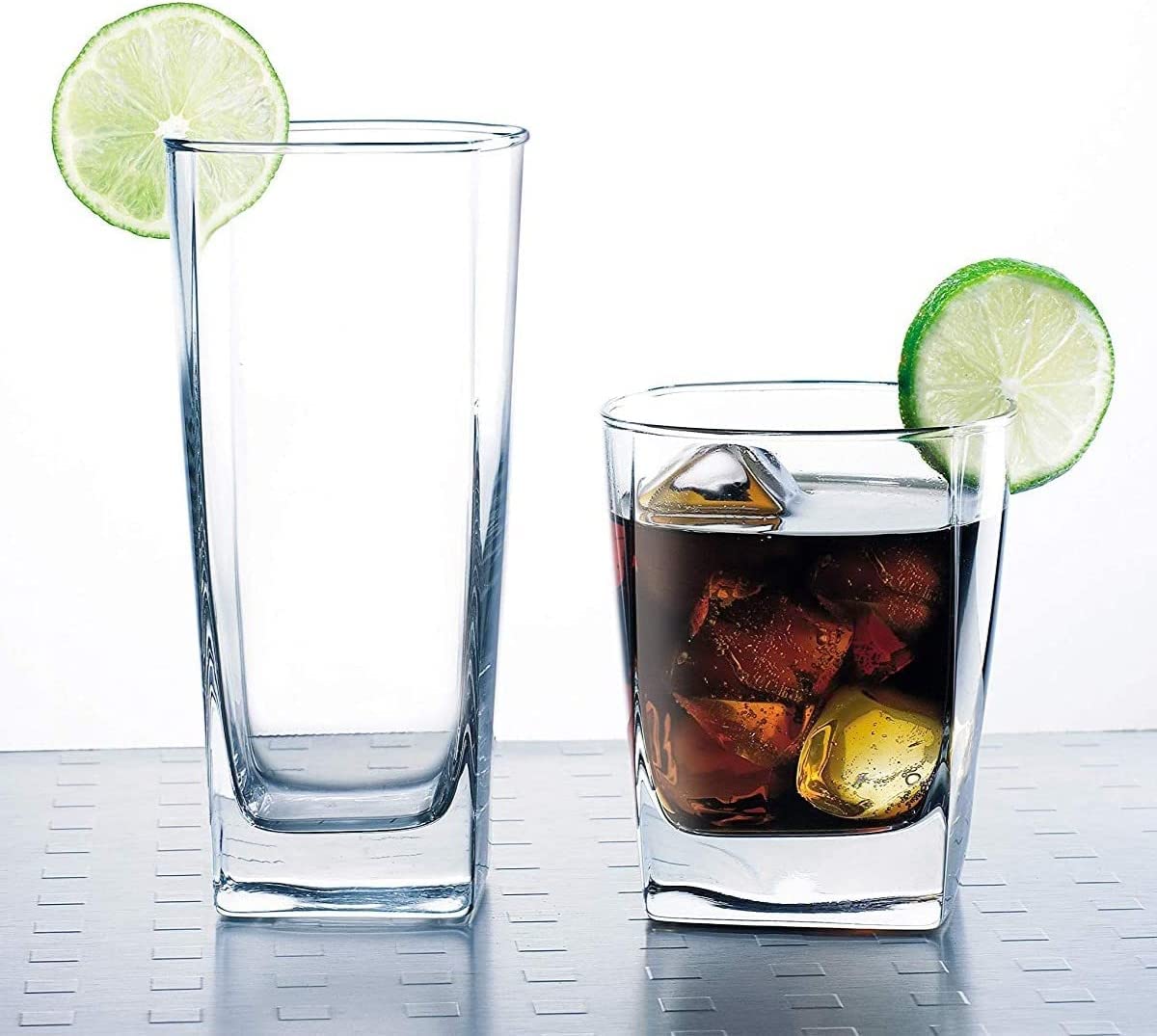 Le'raze Collins crystal clarity reflecting light in a home bar