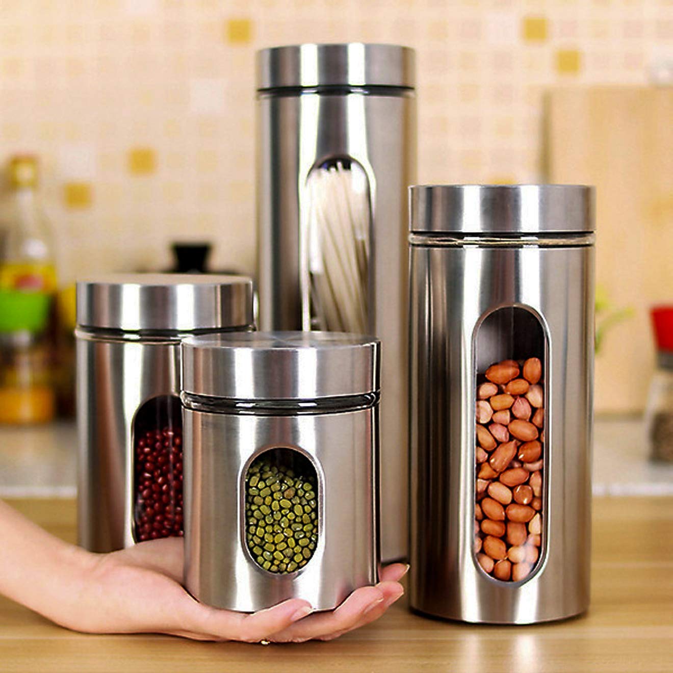 Le'raze canisters are dishwasher-safe for simple cleanup