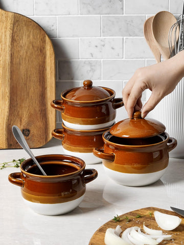 LE TAUCI 16 oz capacity ideal for individual servings of French onion.