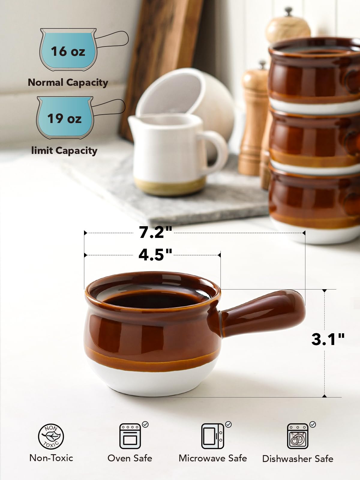 LE TAUCI bowls pair well with beef stews and chowders for comforting meals.
