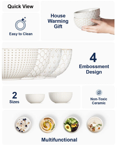 LE TAUCI cereal bowl is dishwasher safe for convenient cleanup.
