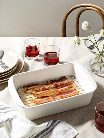 LE TAUCI nesting pans save cabinet space with easy-to-carry handles.