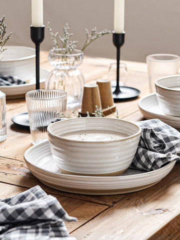 LE TAUCI dinnerware set salad plates suitable for light meals and side dishes