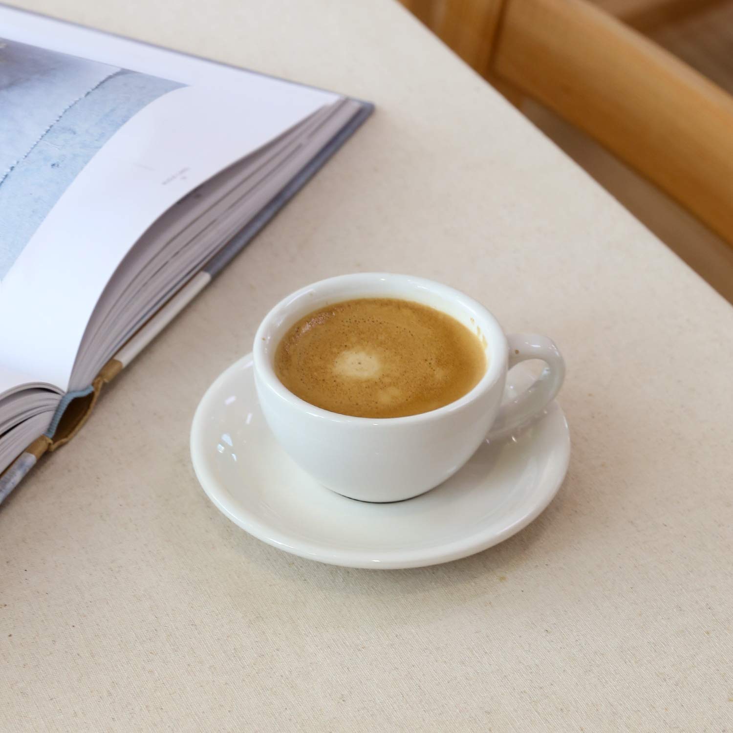 LE TAUCI dishwasher-safe espresso cups for convenient cleaning