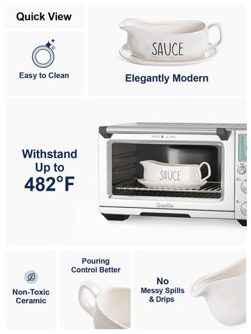 LE TAUCI dishwasher-safe serving boat complements holiday spreads and everyday dinners.