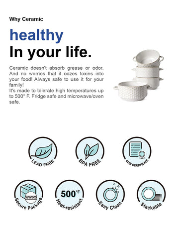 Le Tauci dishwasher-safe bowls simplify cleanup after meals.