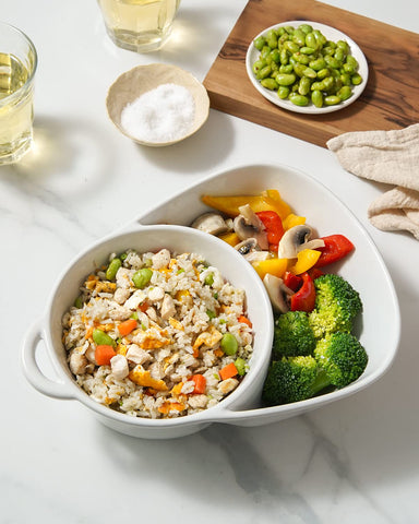 LE TAUCI white ceramic bowls pair with weddings, housewarmings, and holidays.