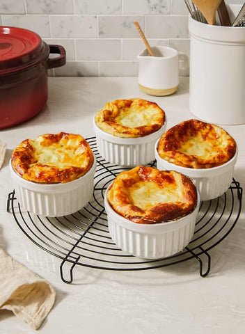 LE TAUCI ramekins safe for fridge and microwave.
