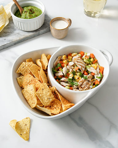 LE TAUCI cereal bowls set of two adds elegance to any table.