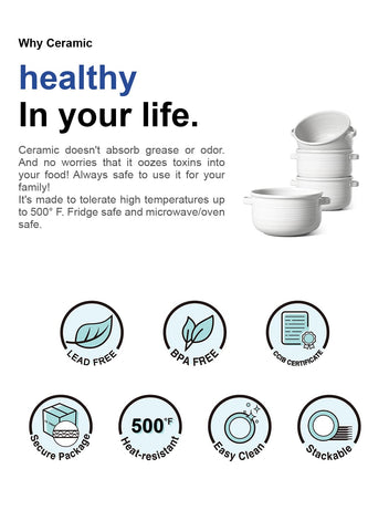 LE TAUCI heat-resistant bowls ideal for reheating leftovers at table.
