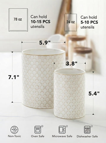 LE TAUCI heavy-duty ceramic construction resists tipping during cooking.