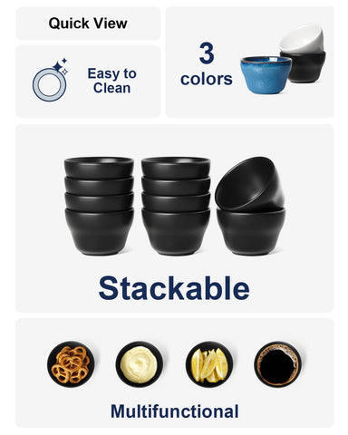 LE TAUCI Maze Black bouillon cups for coffee cupping sessions.