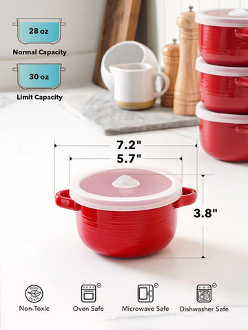 LE TAUCI non-toxic durable ceramic bowls for everyday use
