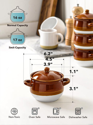 LE TAUCI oven to microwave safe bowls for versatile reheating.