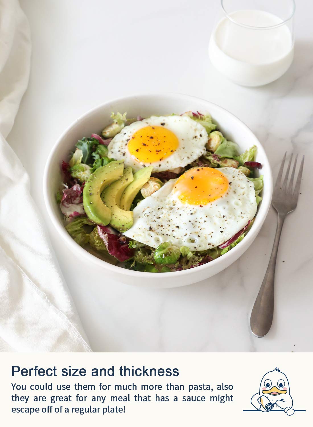 LE TAUCI microwave-safe 32oz bowls perfect for quick reheats.