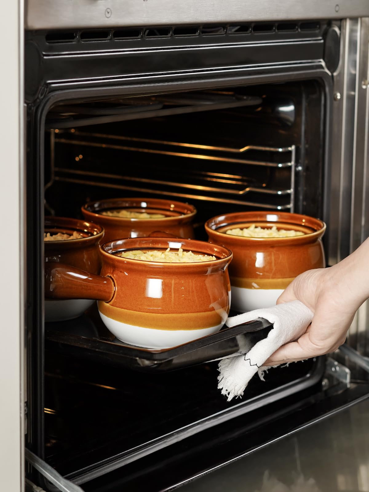 LE TAUCI stackable bowls, space-saving design for neat kitchen storage