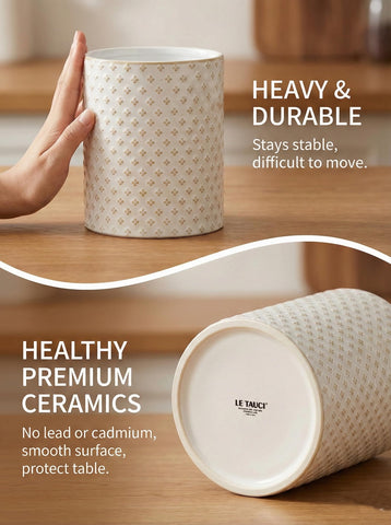LE TAUCI Utensil Holder countertop organization that declutters space