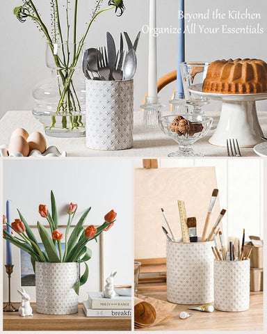 LE TAUCI Durable ceramic with smooth glaze is easy to clean.