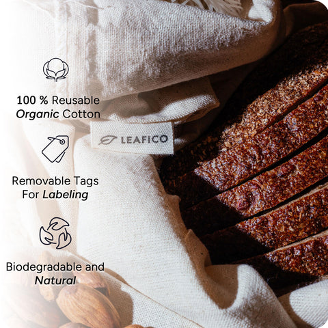 Leafico extra-large bag suits laundry and garment organization.