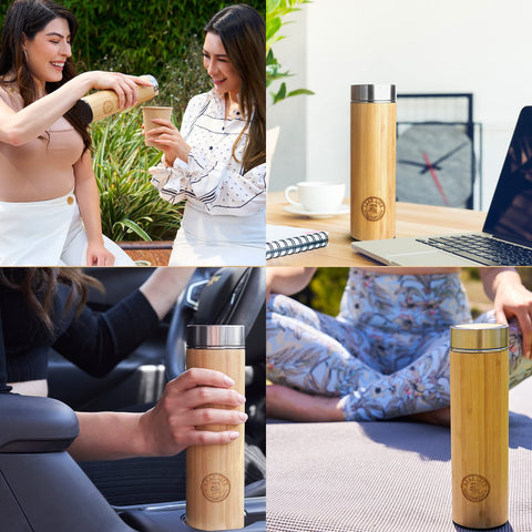 LeafLife eco-friendly bottle helps reduce disposable cups during daily routines