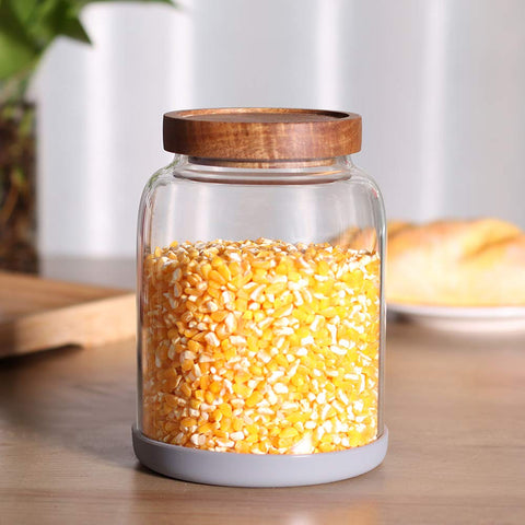 Leaves and Trees Y coffee and tea storage jar ready to organize your kitchen.