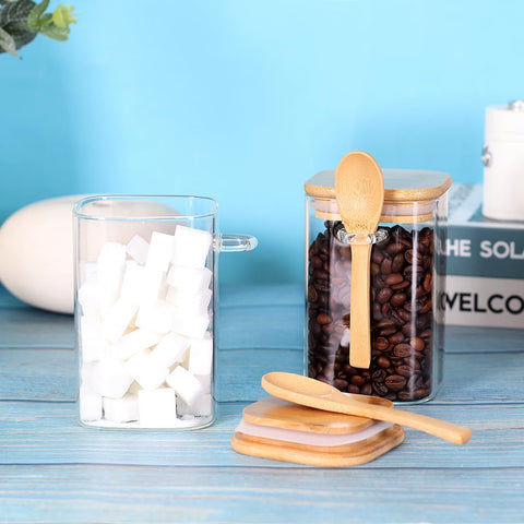 LEAVES AND TREES Y airtight jar preserves freshness of ingredients.