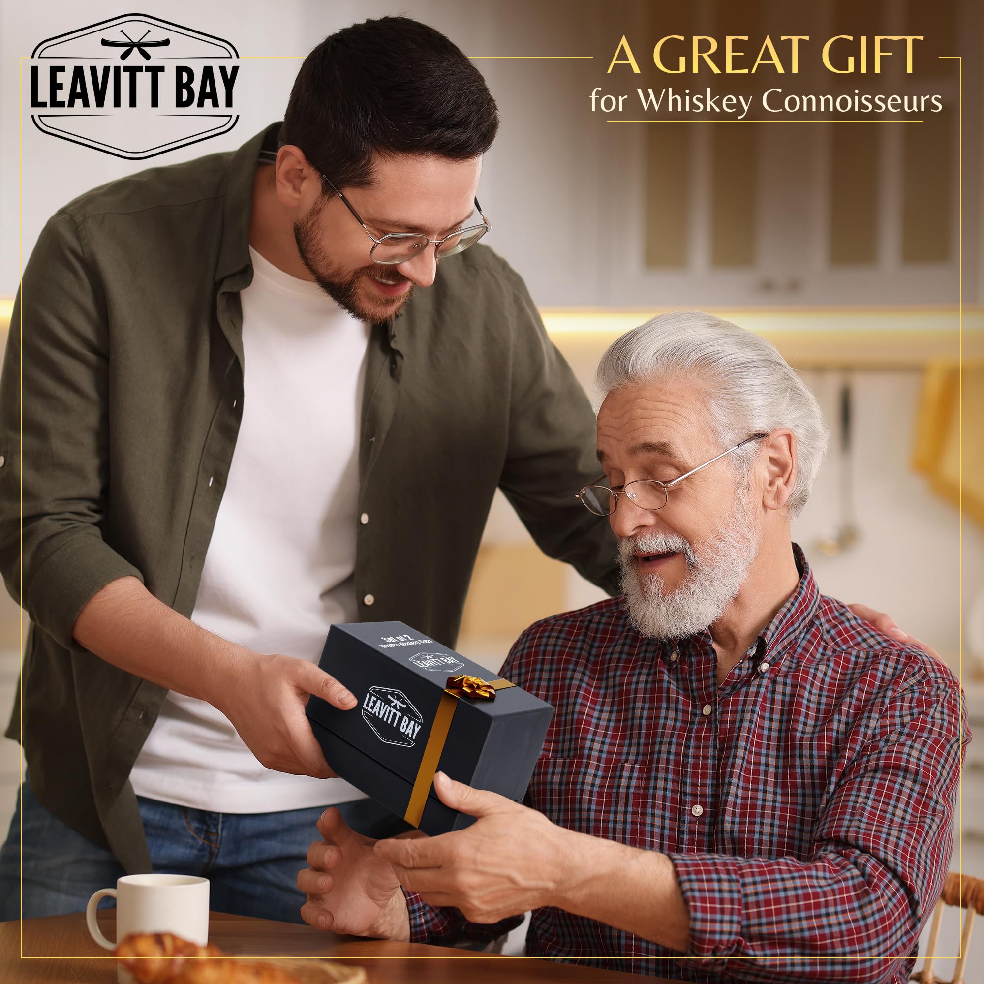 LEAVITT BAY COFFEE care oil keeps teak cups nourished between uses.